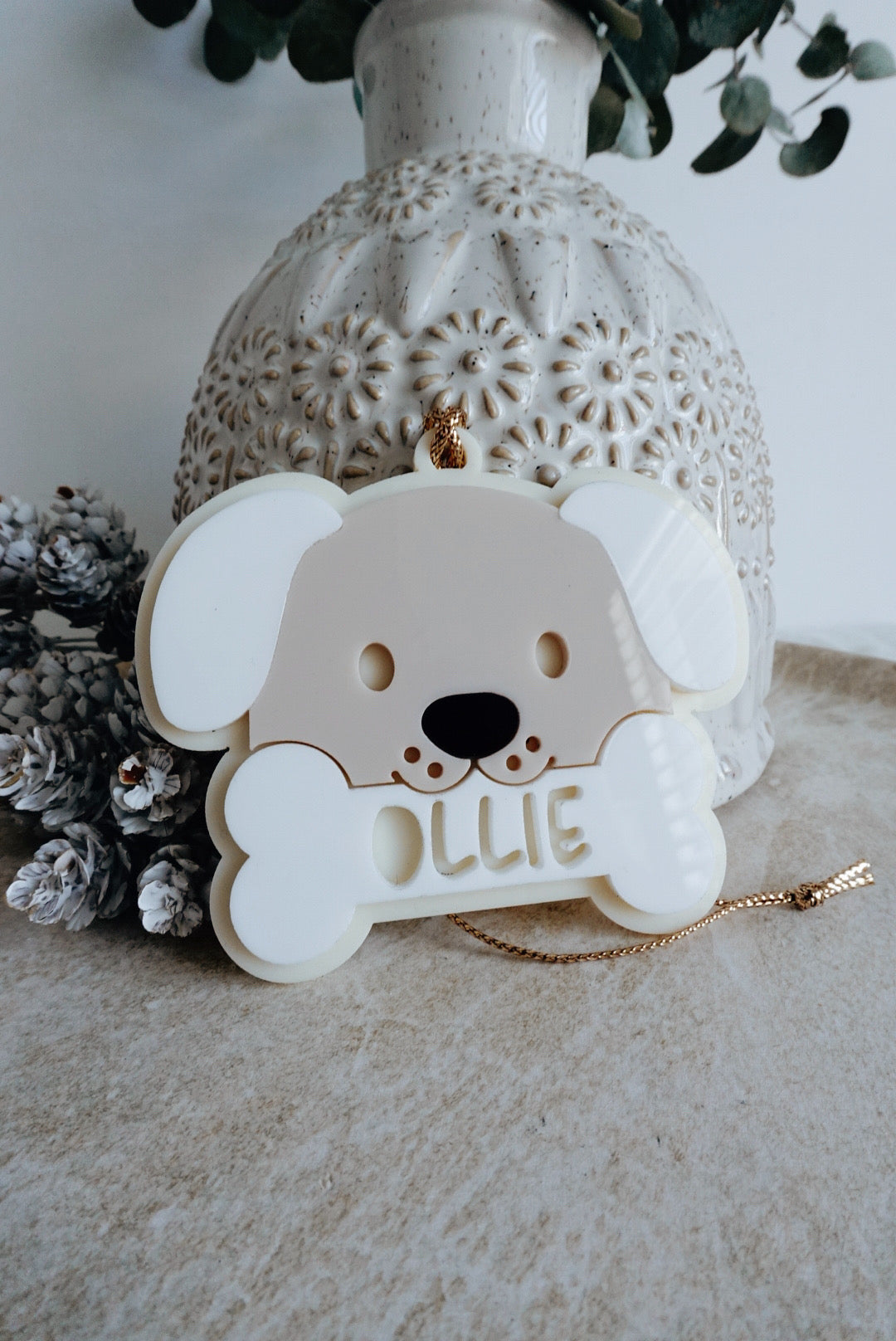 Pet face ornament