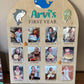 12 month photo board - under the sea