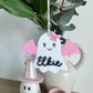 Dress up Ghost Boo Basket Tag