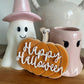 Personalised Pumpkin Boo Basket Tag