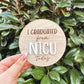 NICU graduation plaque