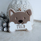 Pet face ornament