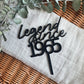 Single Layer Cake Topper