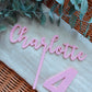 Single Layer Cake Topper