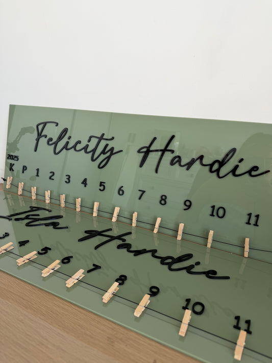 School Year Photo Board (K–12)