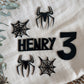 Spider cake fropper name set