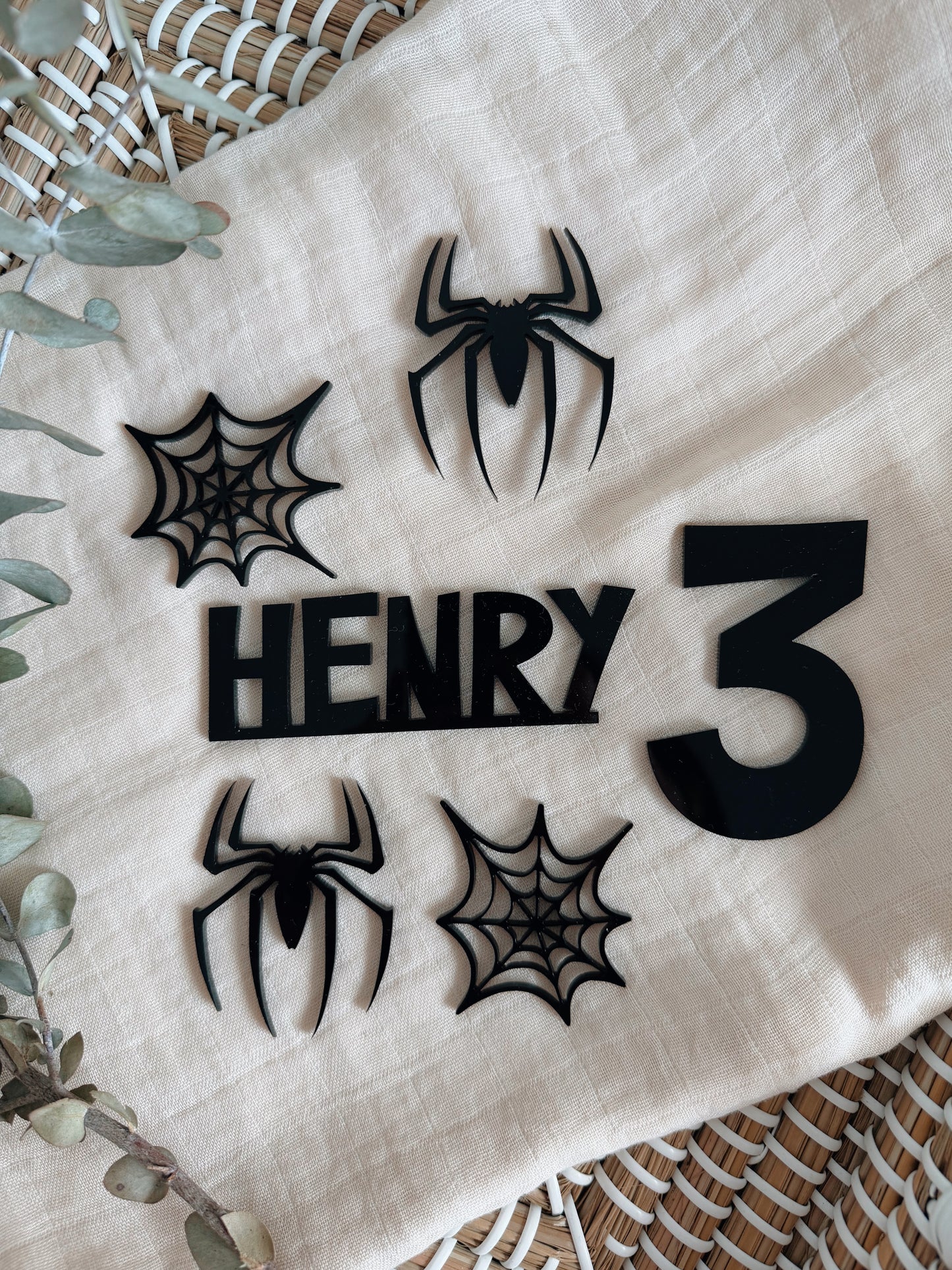 Spider cake fropper name set