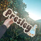 Goose bubble name sign