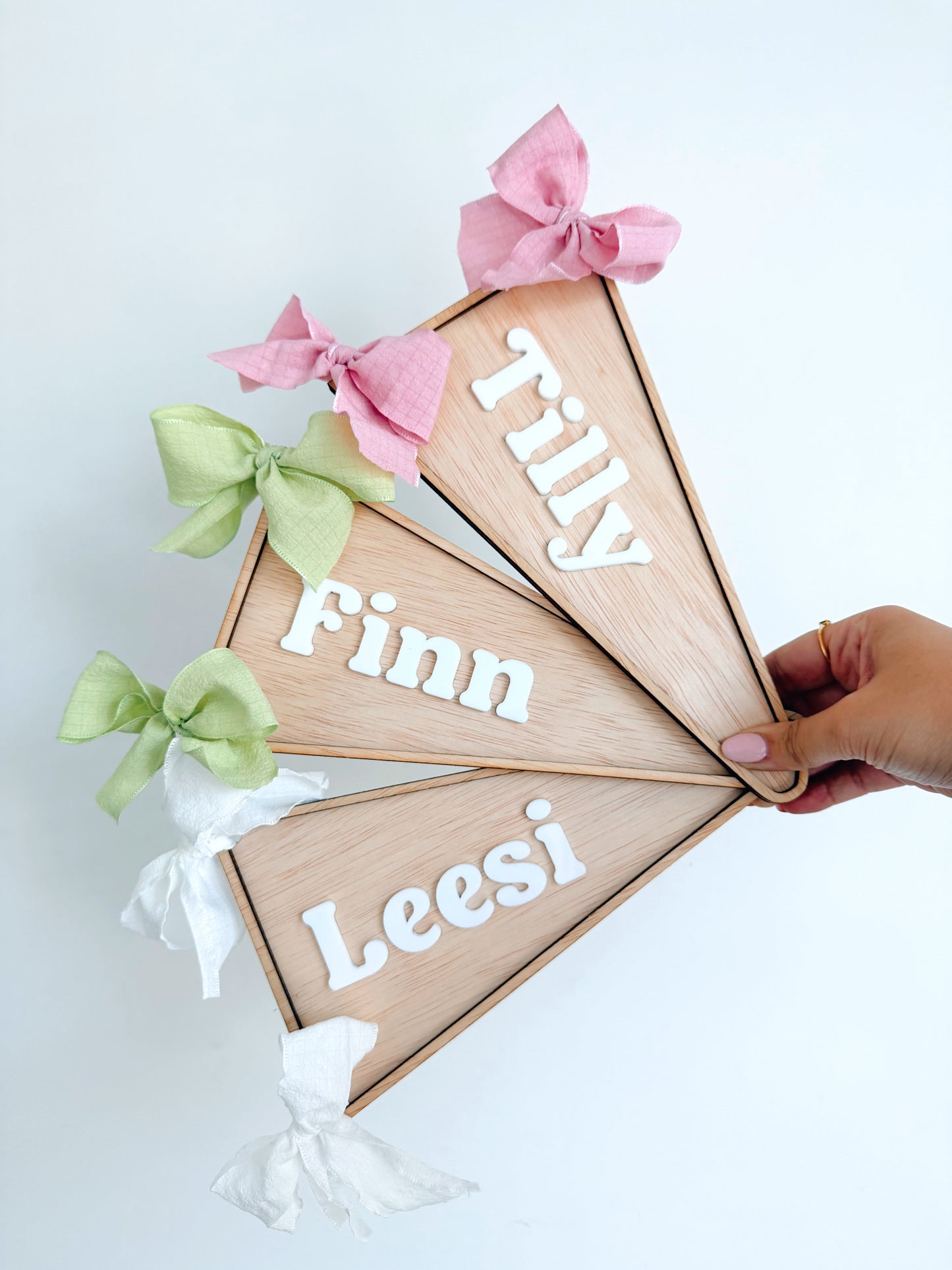 Personalised pennant flag