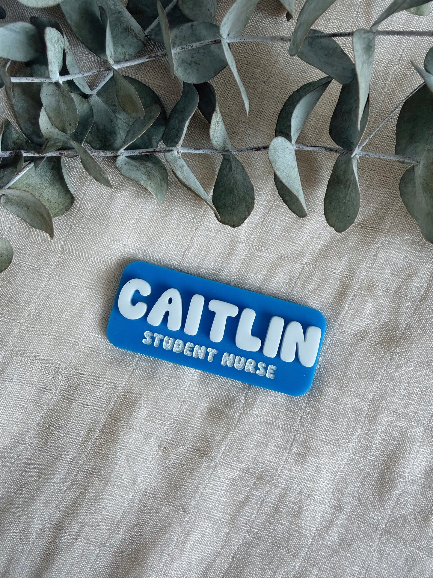 Acrylic name badge