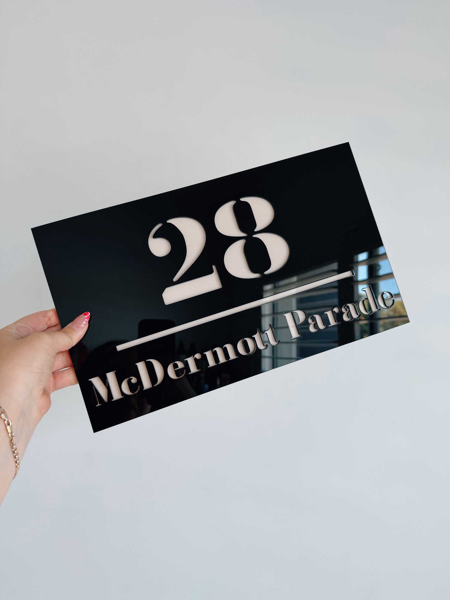 Address sign