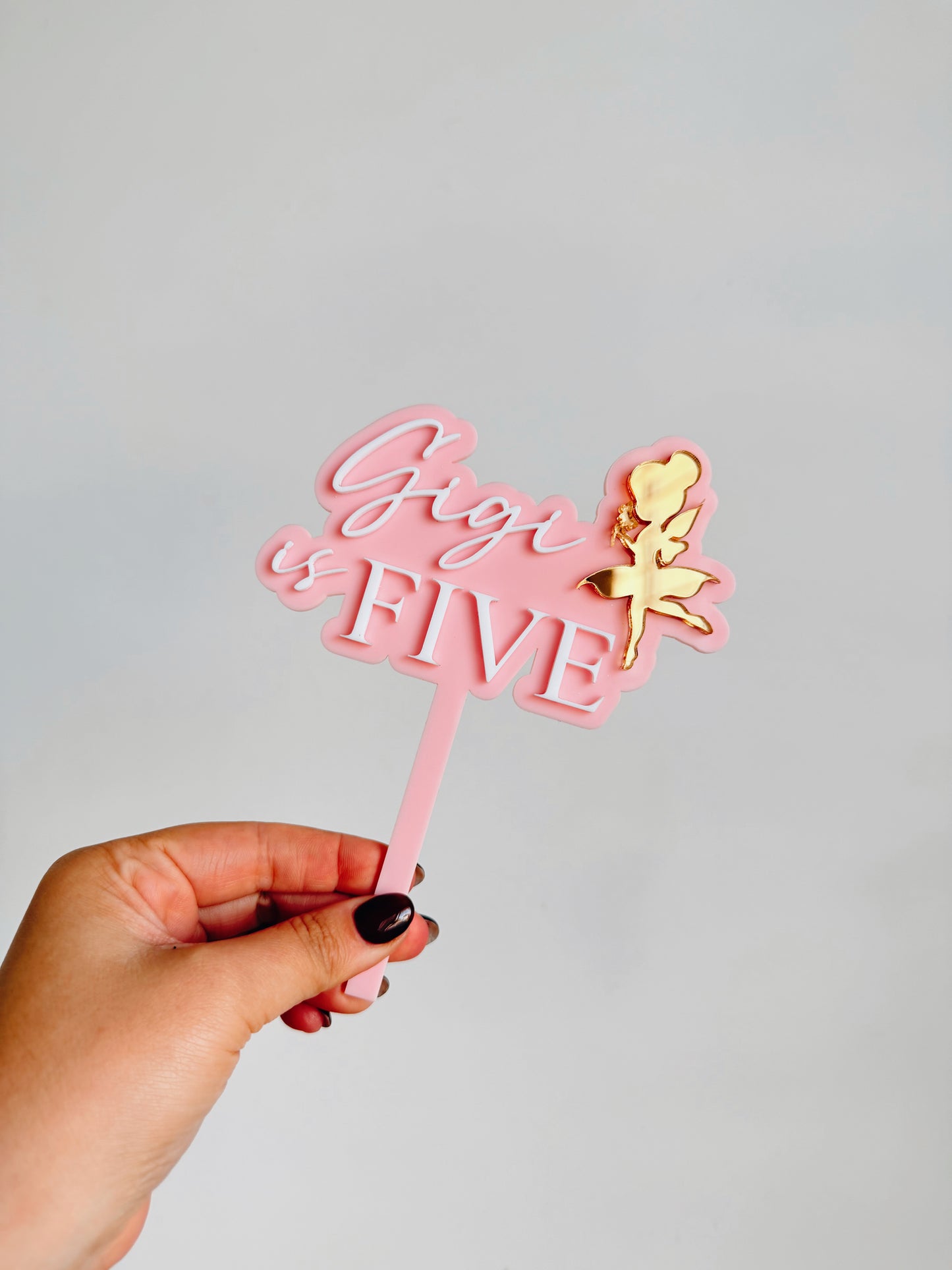 Fairy cake topper - original
