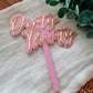 Dirty thirty cake topper