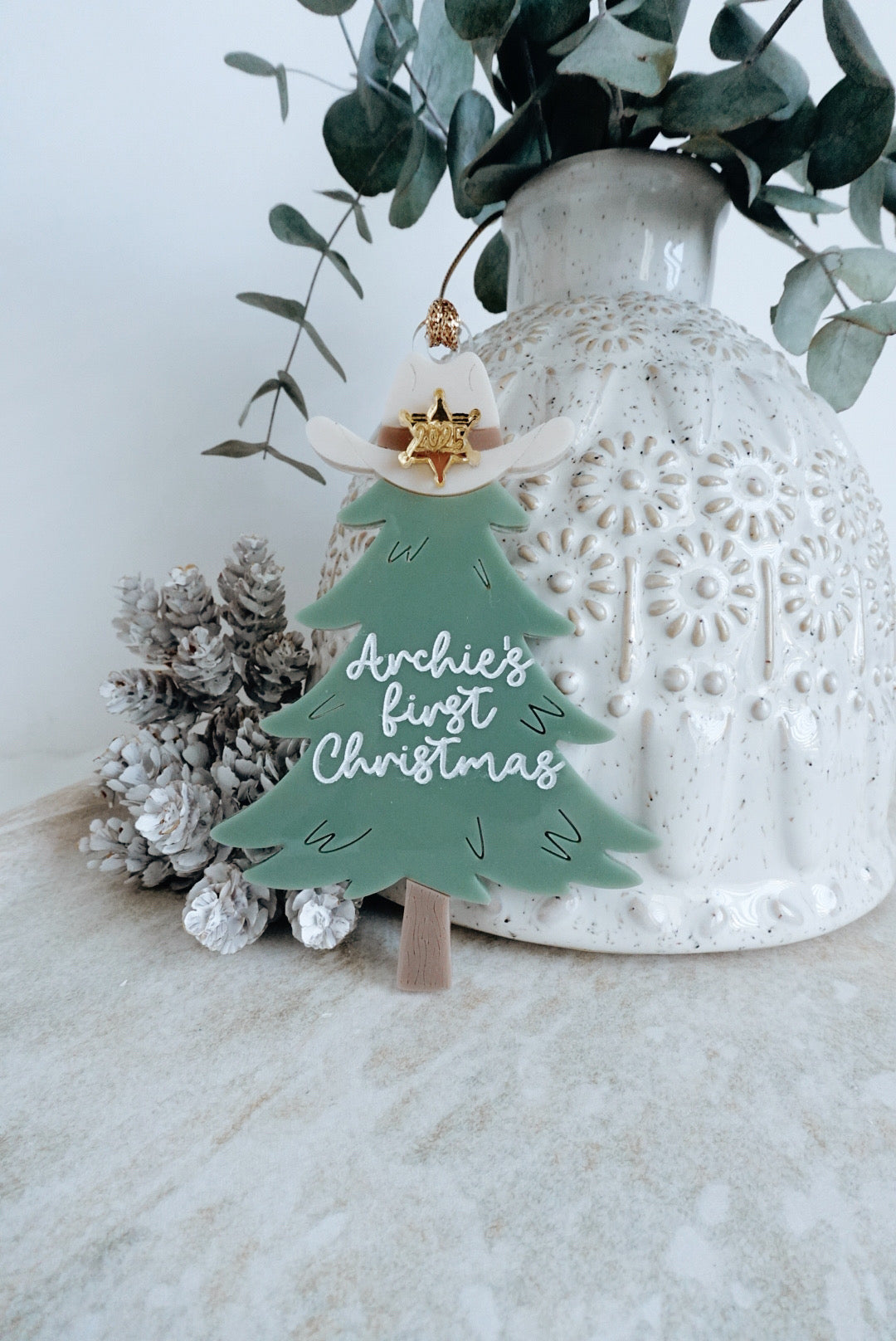 Cowboy Christmas ornament