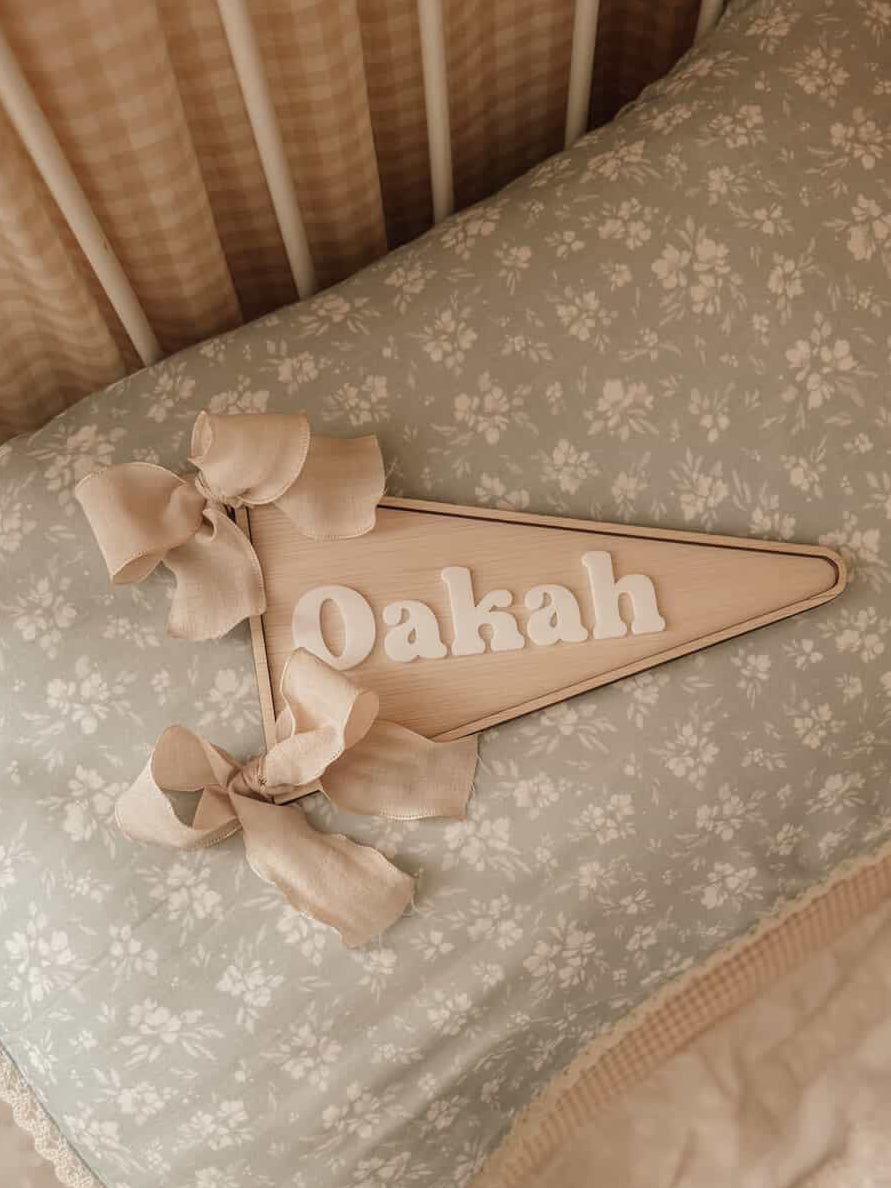 Personalised pennant flag