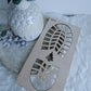 Santa boot stencil