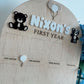 12 month photo board - Teddy bear