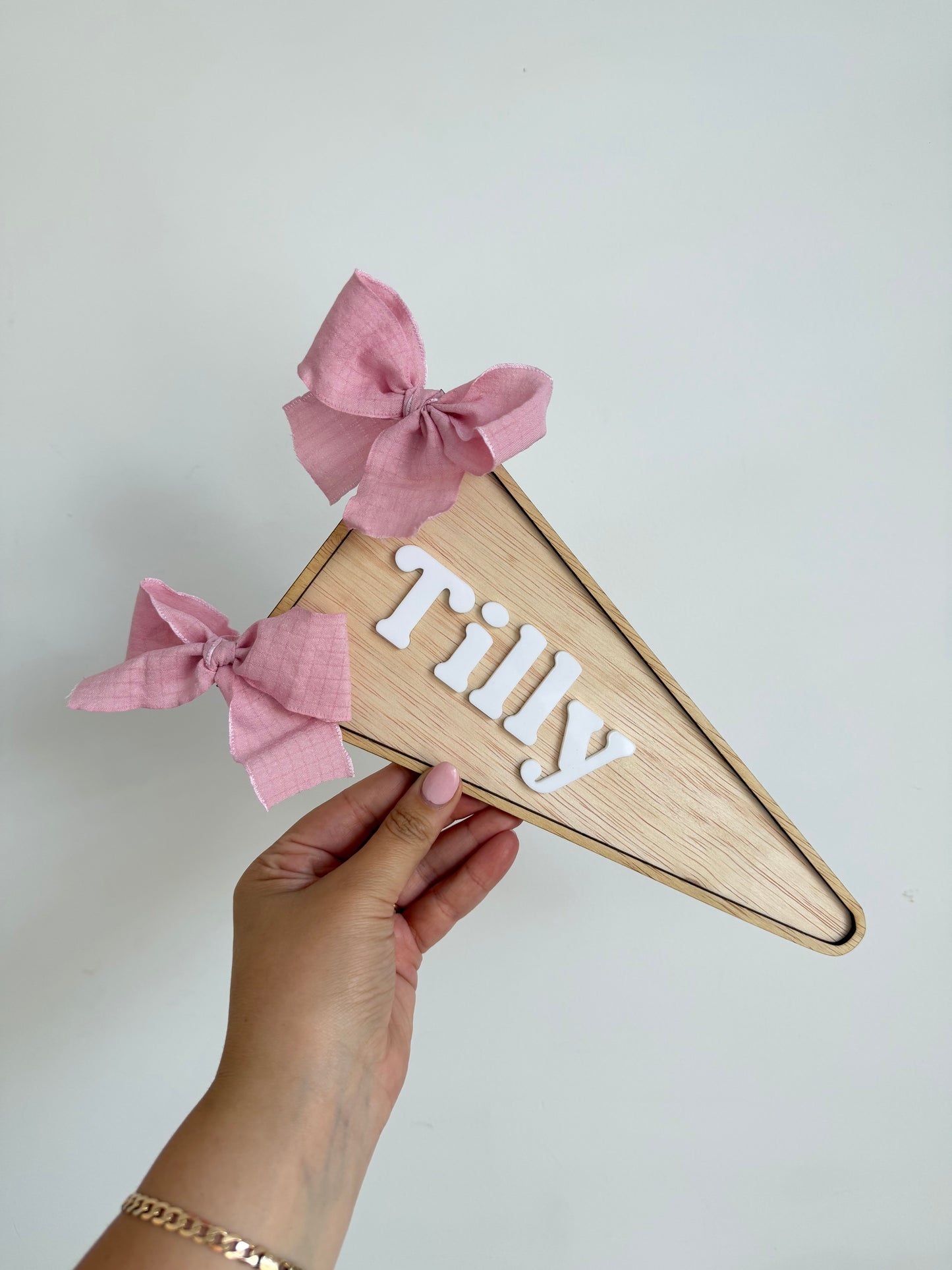 Personalised pennant flag