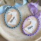 Vintage Easter Basket Name Tag