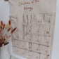 Personalised Fabric Advent Calendar