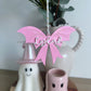 Bat Bow Boo Basket Tag