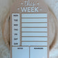 Weekly planner