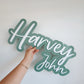 Acrylic bubble name plaque