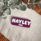 Acrylic name badge