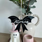 Bat Bow Boo Basket Tag