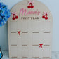 12 month photo board - Cherries