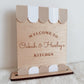 Kids kitchen sign