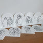 Line art portraits