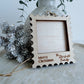 Postage stamp photo frame ornament