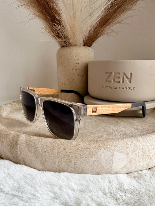 Zen Haven Sunglasses - clear rim