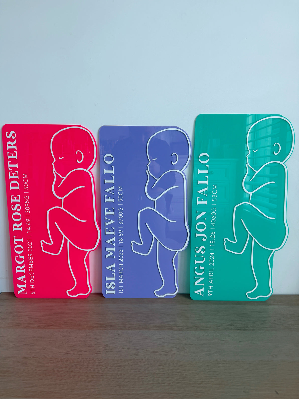 1:1 Baby plaque
