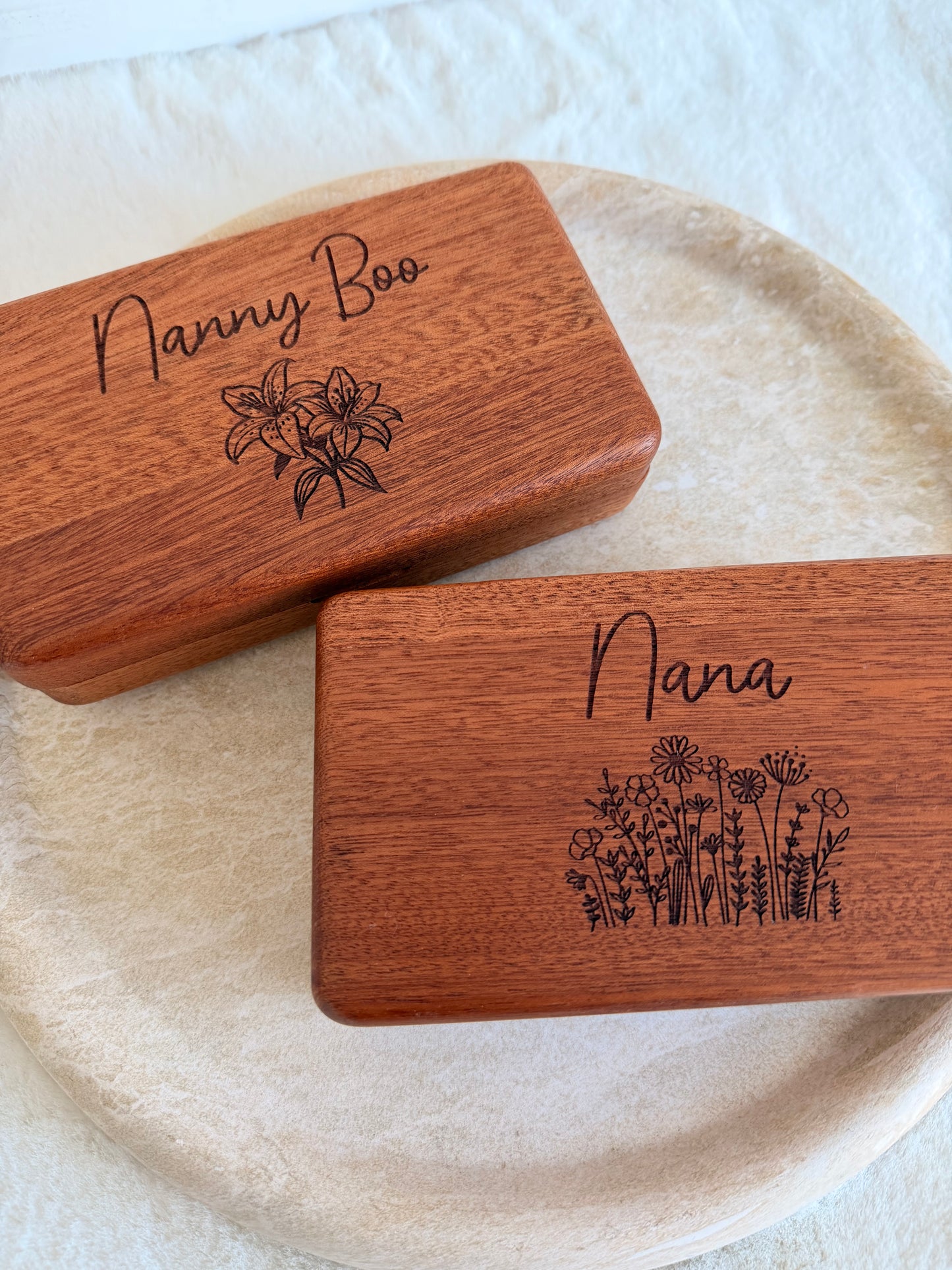Personalised jewellery box