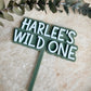 Wild one cake topper