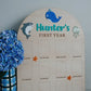 12 month photo board - under the sea