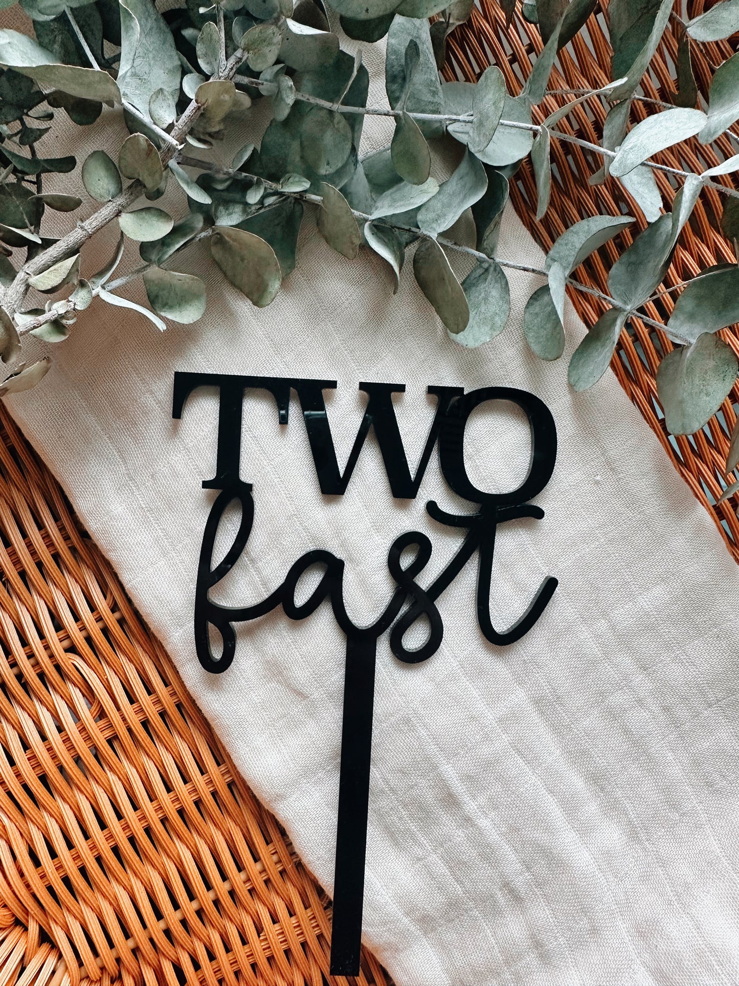 Single Layer Cake Topper