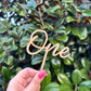 Single Layer Cake Topper