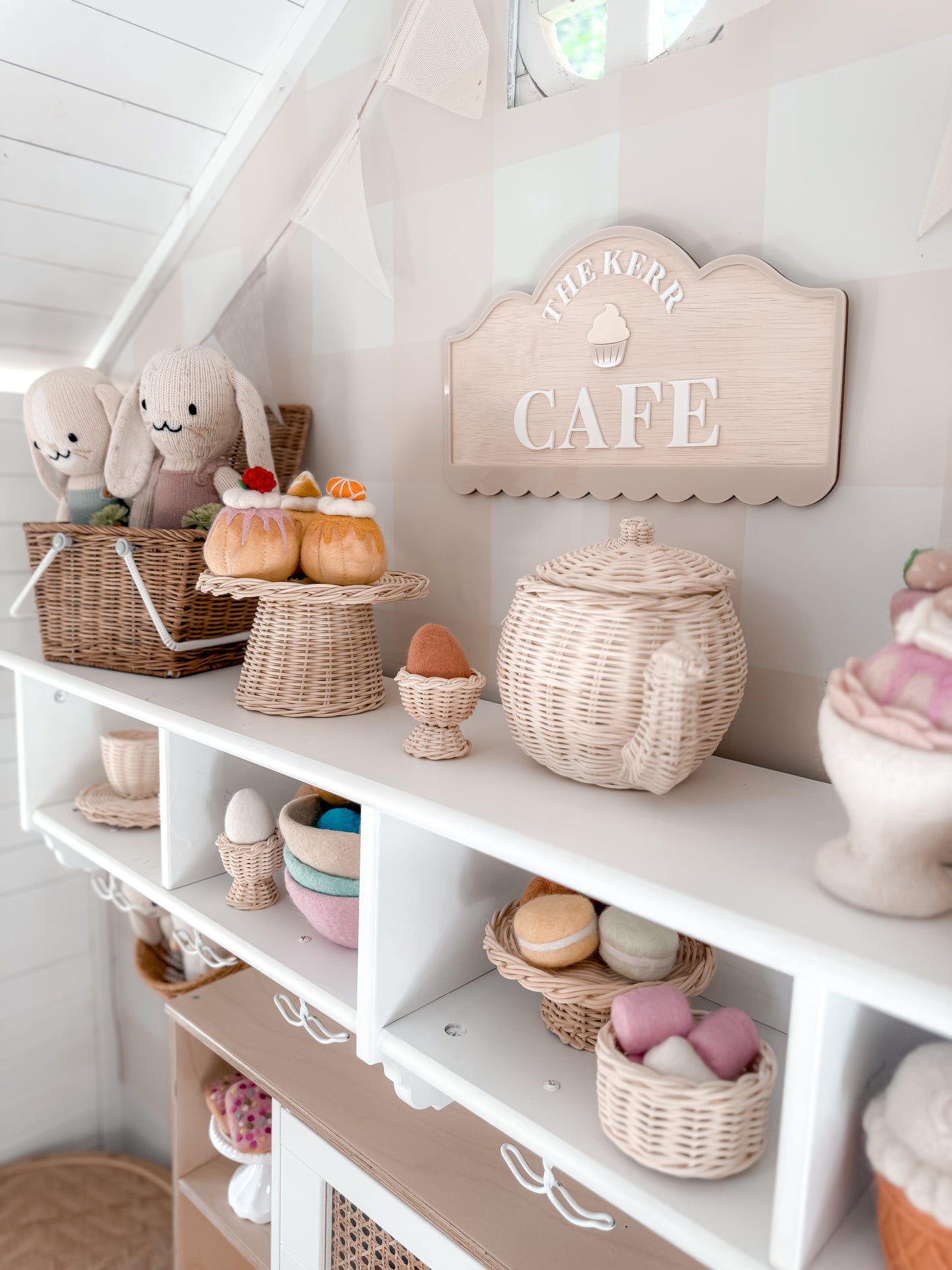 Cafe Boutique Play Space Sign