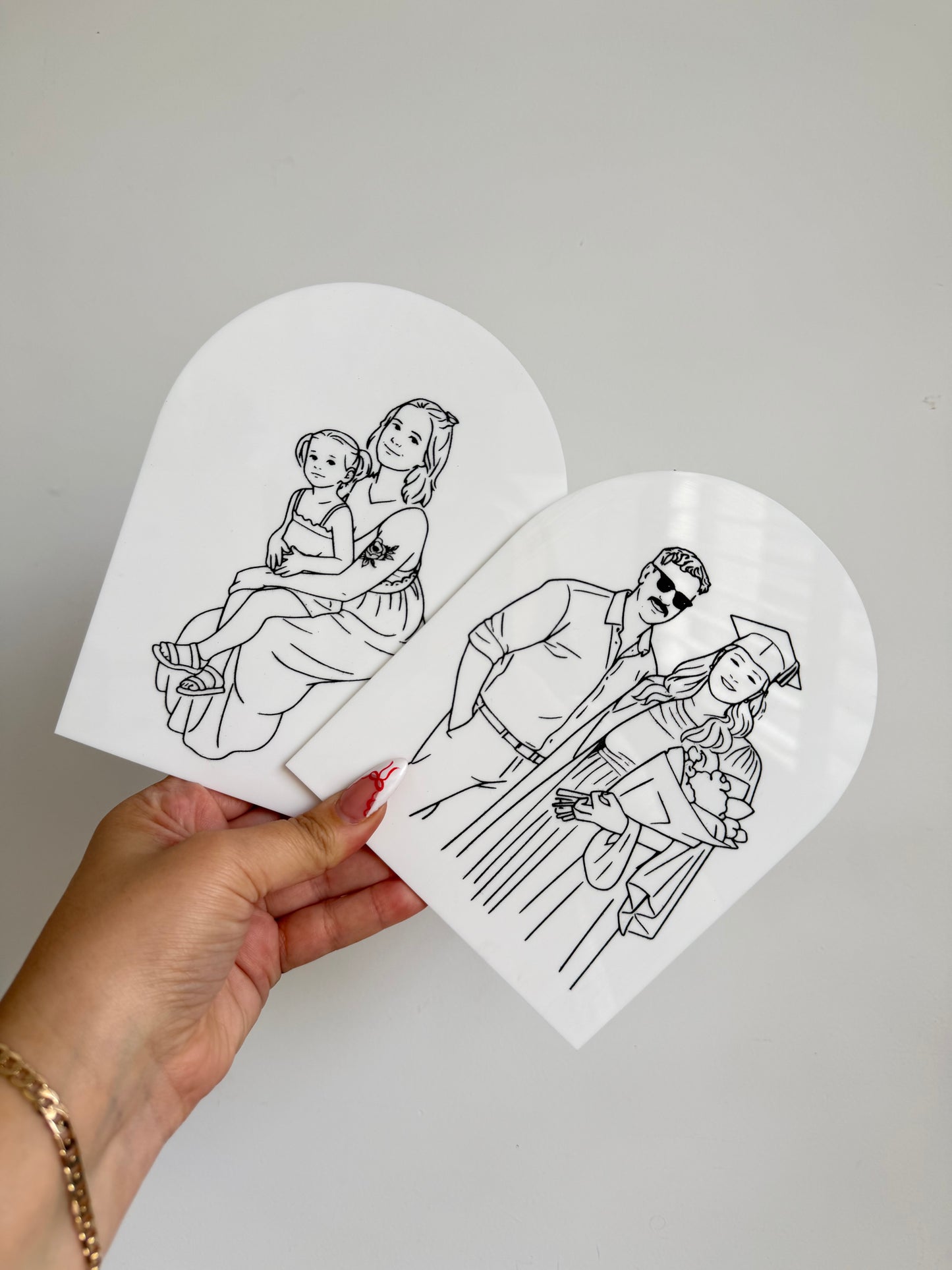 Line art portraits