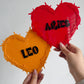 Zodiac barb wire heart wall plaques