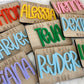 Personalised artwork magnet
