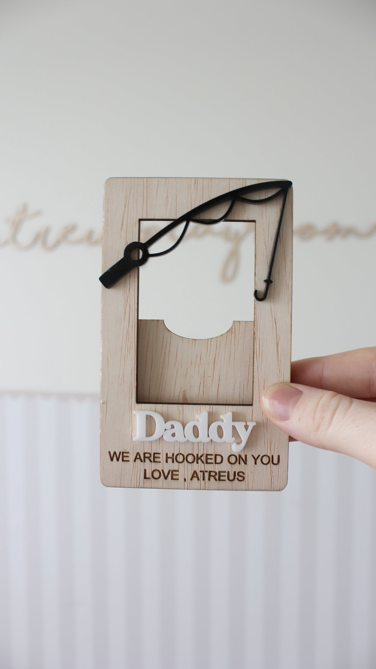 Father’s Day photo frame magnets