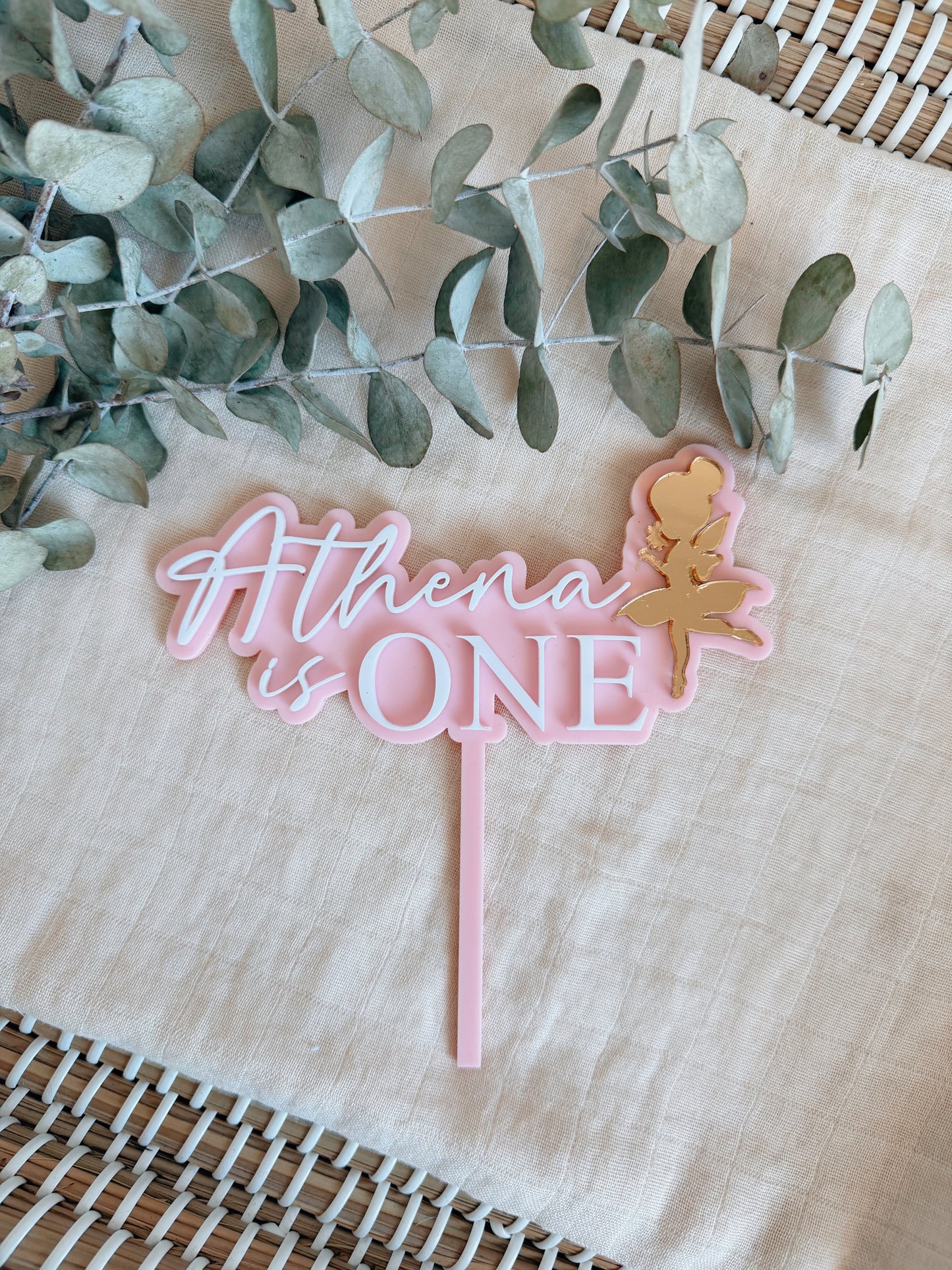 Fairy cake topper - original