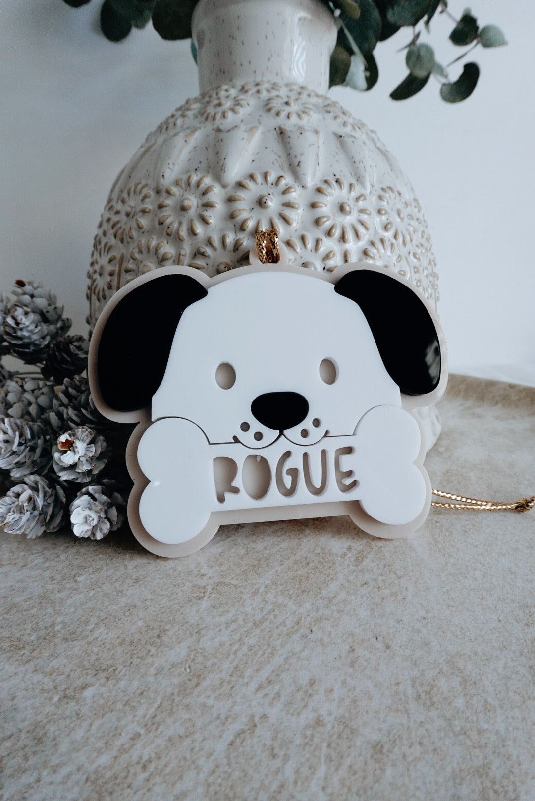 Pet face ornament