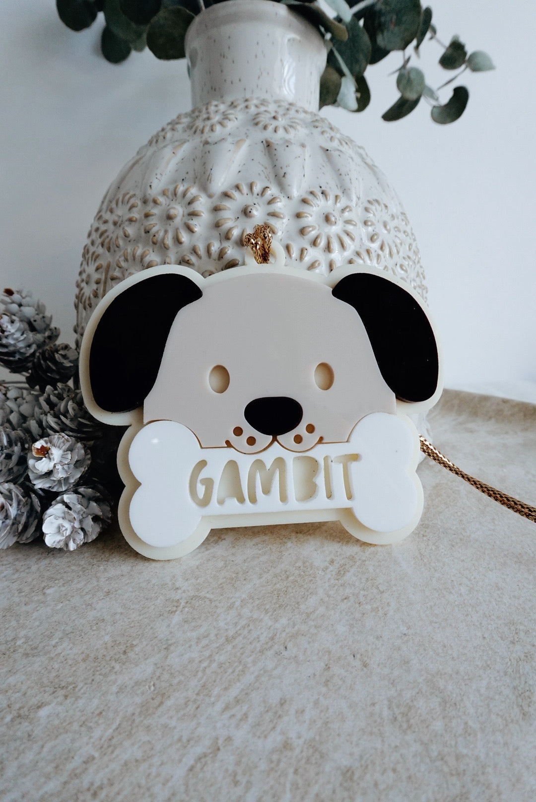 Pet face ornament