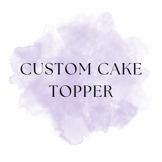 Custom Cake Topper Design