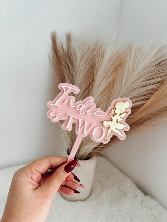 Fairy cake topper